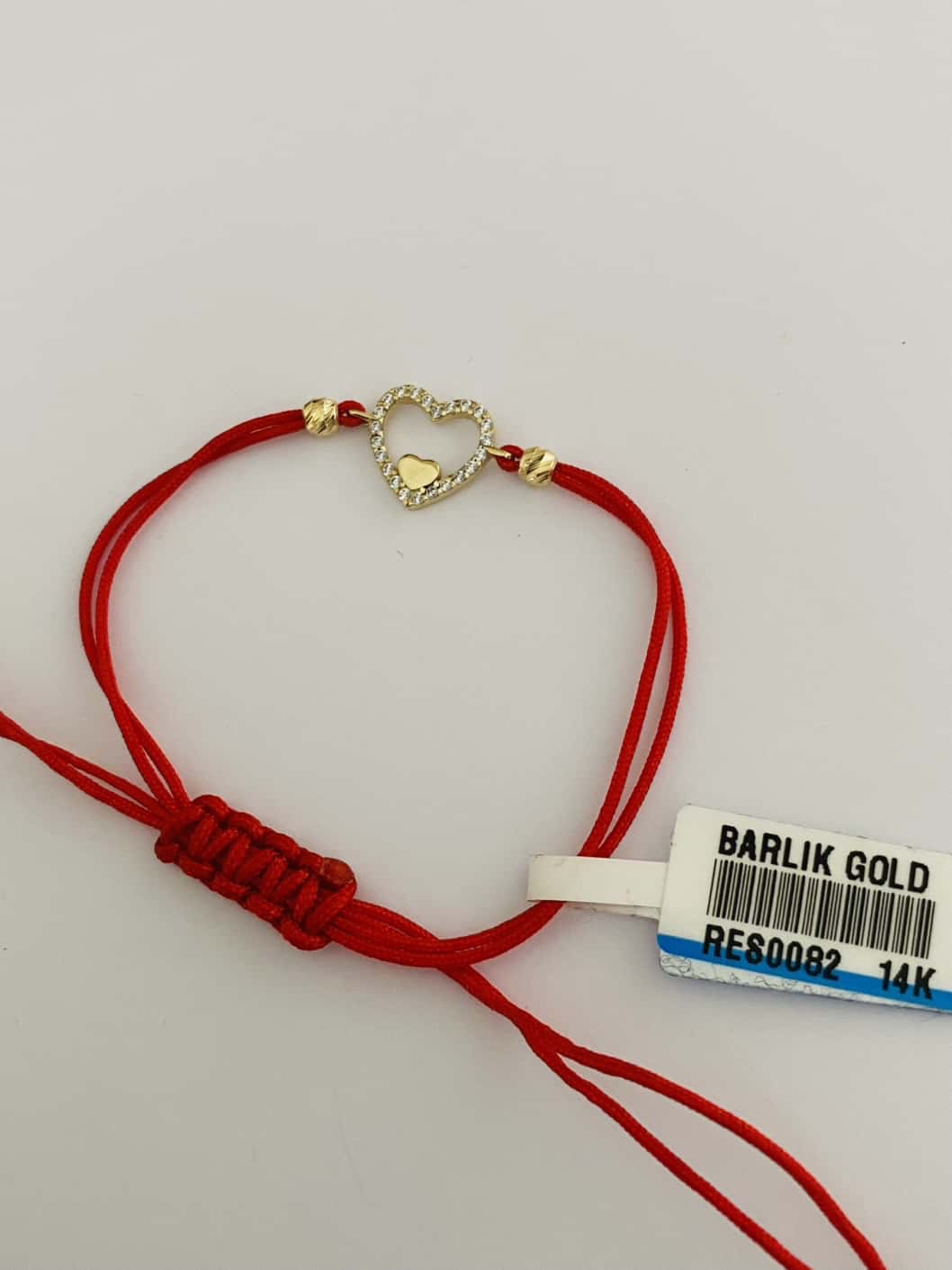 14k gold string bracelet 25MRCH28