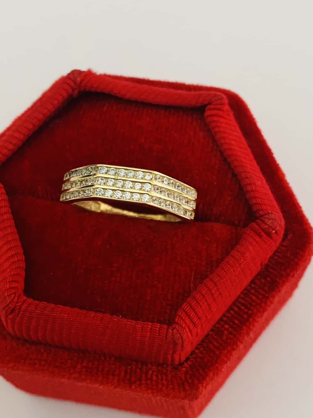 14k gold ring 25-MT-08 size 17/57/Q