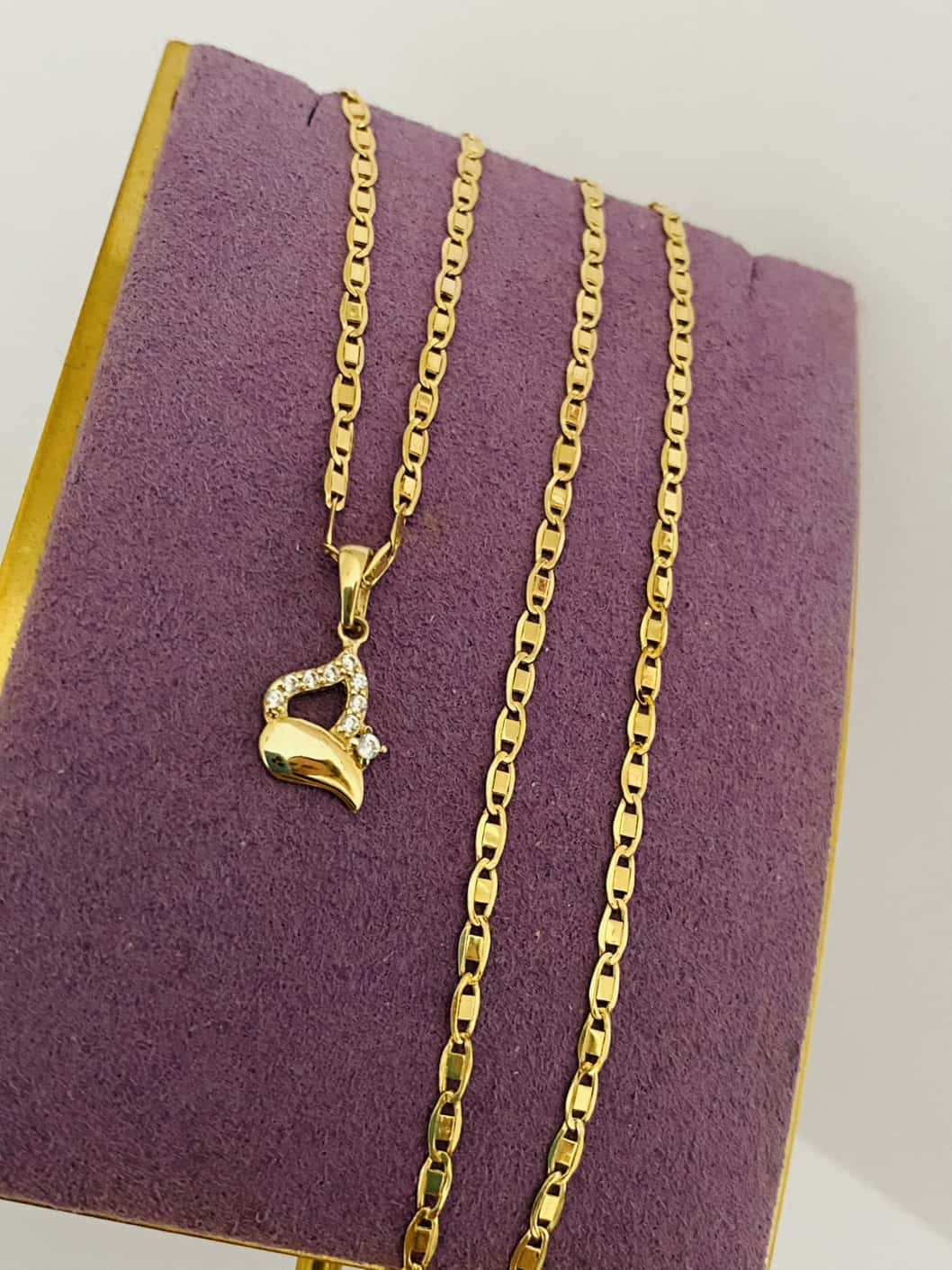 14k gold 50cm necklace 25-MT84