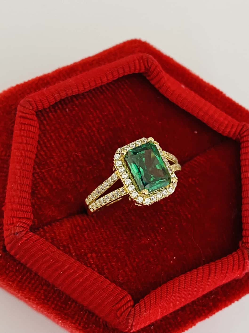 14k gold ring 25MAI32 size 14/54/N