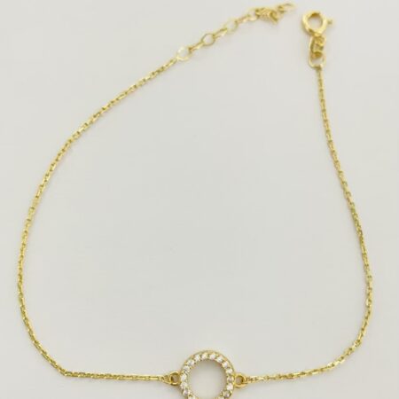 14k gold bracelet 14B0001