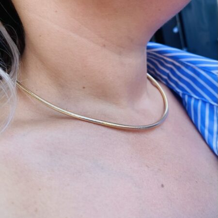 14k gold elastic chain ELAC1M