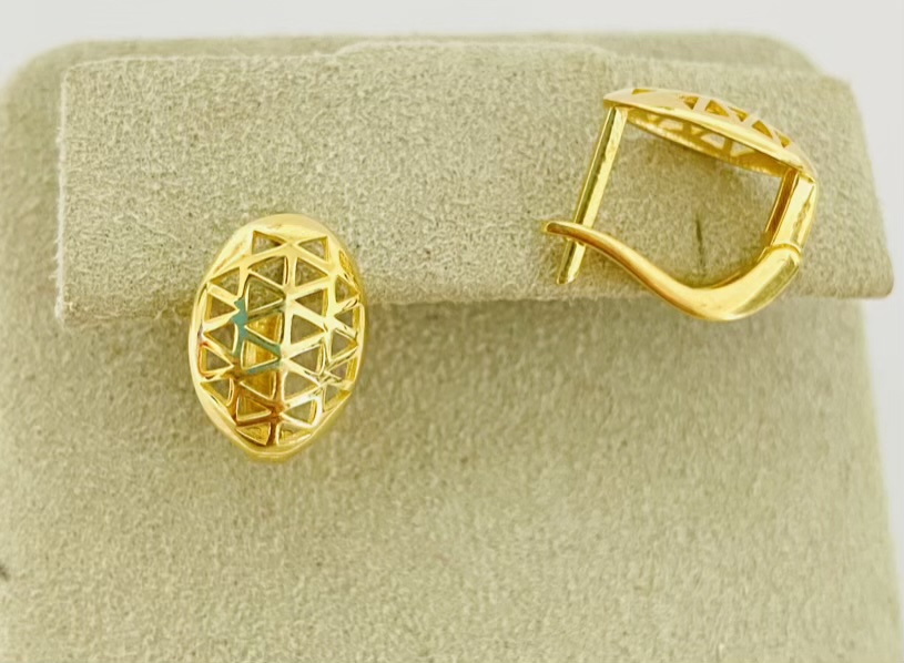 14k gold earrings 15E0058