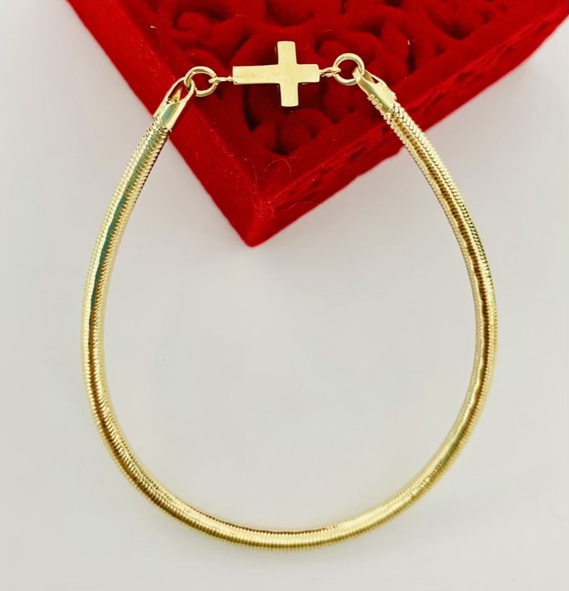 NEW 2025 14k gold elastic bracelet ELS25-31