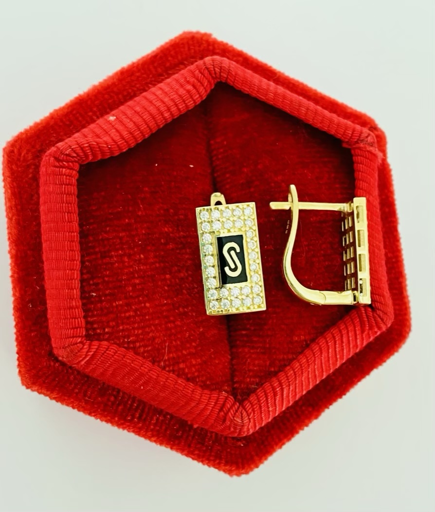 14k gold earrings 25Marti008A