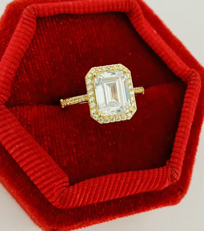 14k gold ring 25MAI31A size 14/54/N