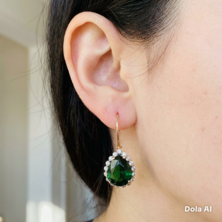 14k gold  earrings 25Iuly079