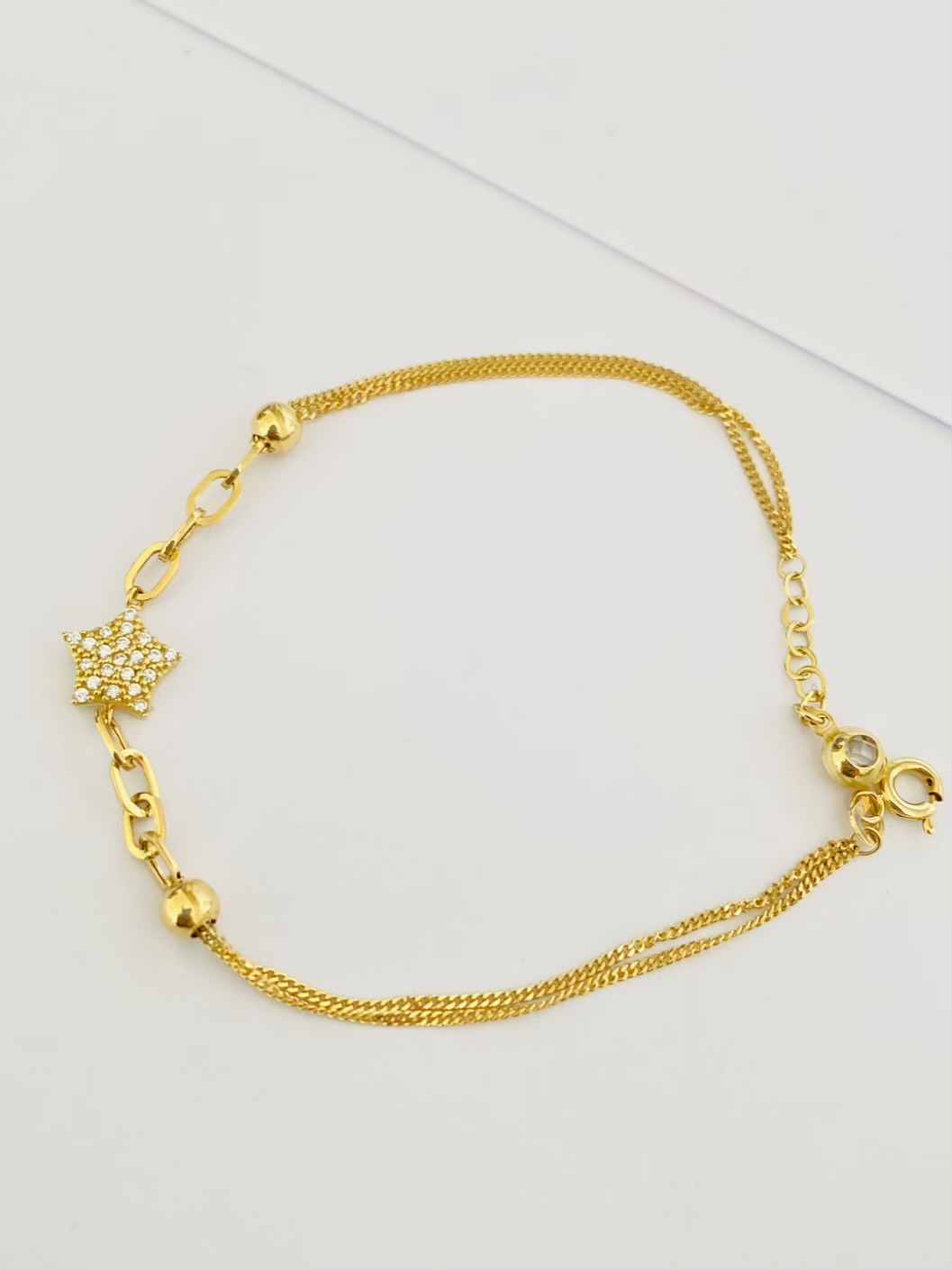 14k Gold NEW bracelet 25JUL BAR0031
