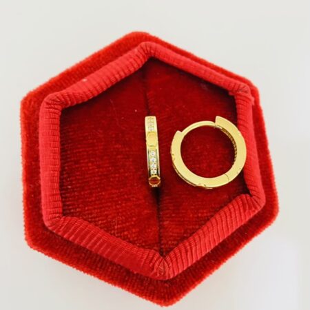 14k gold  earrings 25Iuly012