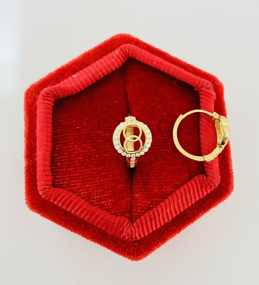 14k gold earrings 25Iuly014