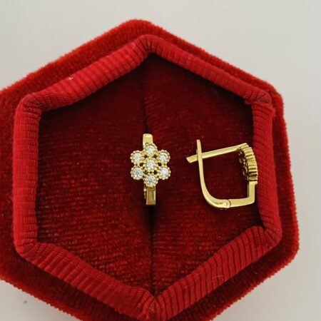 14k gold  earrings 25Iuly027