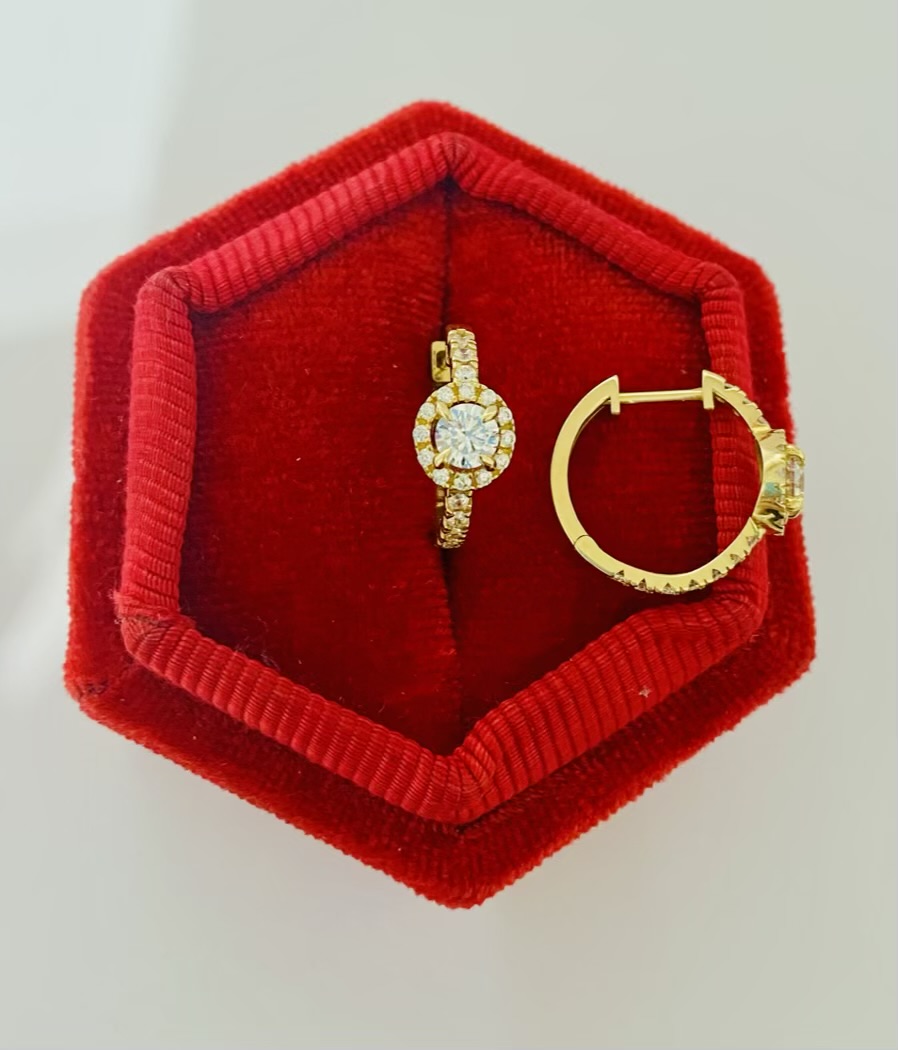 14k gold earrings 25Iuly056