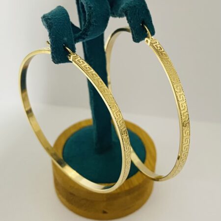 14k gold  earrings 25Iuly061