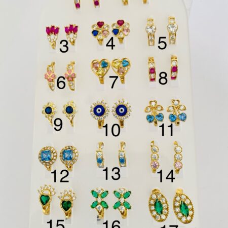 14k gold kids earrings 25JULB