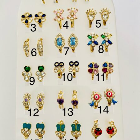 14k gold kids earrings 25JULA