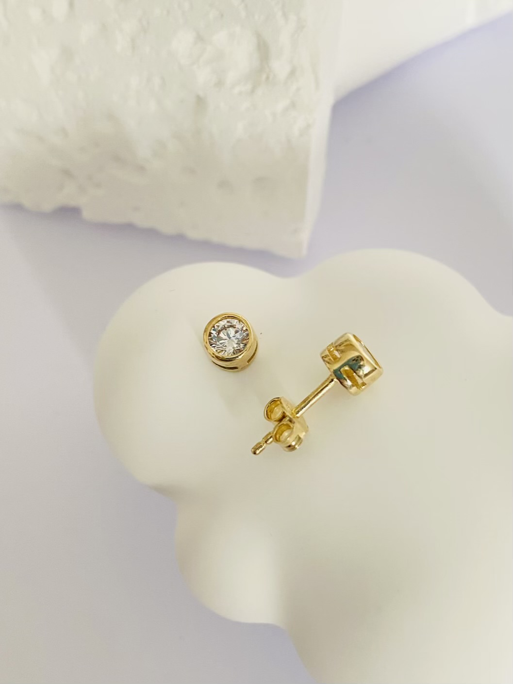 14k gold earrings 11E0029