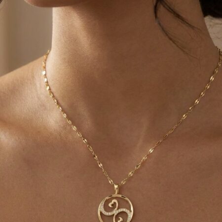 14k  gold  Chain and Pendant 25GUST24