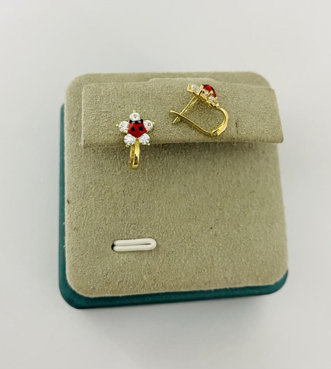 14k gold kids earrings 25AGST802