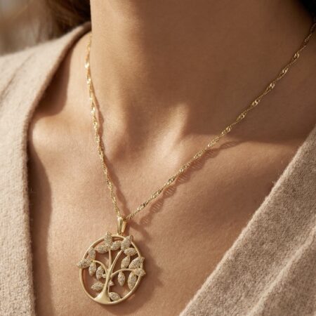14k  gold  Chain and Pendant 25GUST28