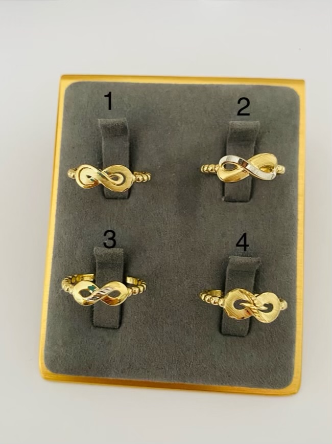 14k gold ring 25STP-037 size 15/55/O