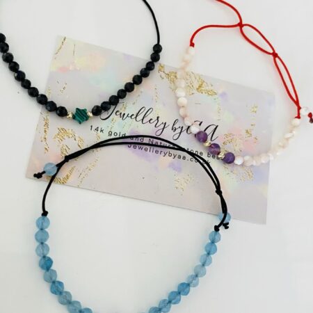 Naturale beads and 14k gold beads NB2