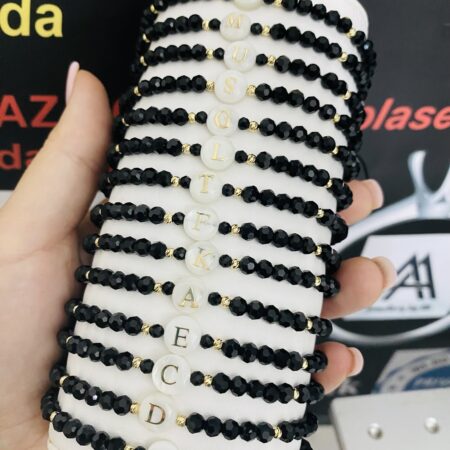 Shell pendant and 14k gold 2.5mm beads x4