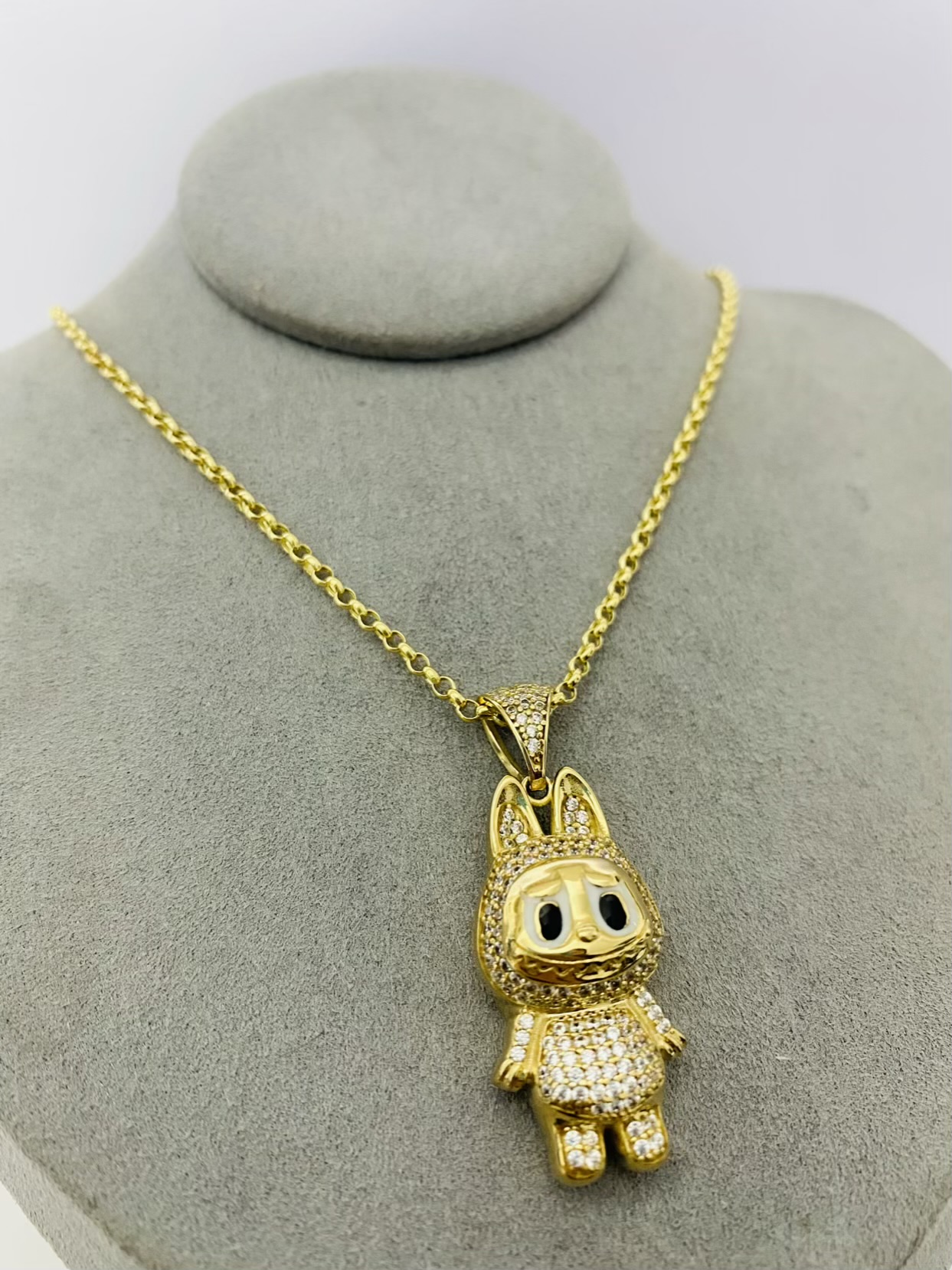 14k gold Chain and Pendant 40cm 25OCTB020