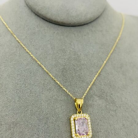 14k  gold  Chain and Pendant 45cm 25OCTB058