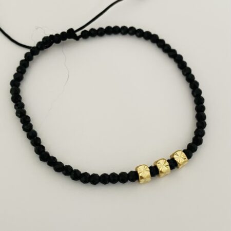 14k gold beads 5mm  hematite cross  and beads HM10