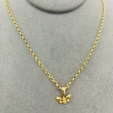 14k gold Chain and Pendant 40cm 25OCTB016