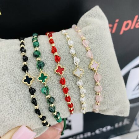 NEW 14k gold pendant and10x  2.5m gold beads and 3mm colourful beads