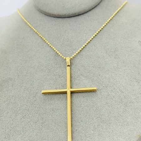 14k  gold  Chain and Pendant 45cm 25OCTB068