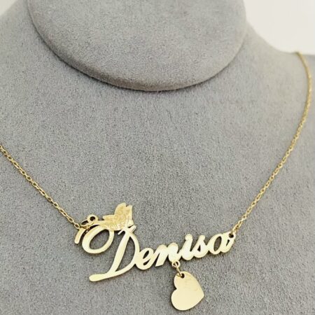 14k  gold  Chain and Pendant 45cm 25OCTB125