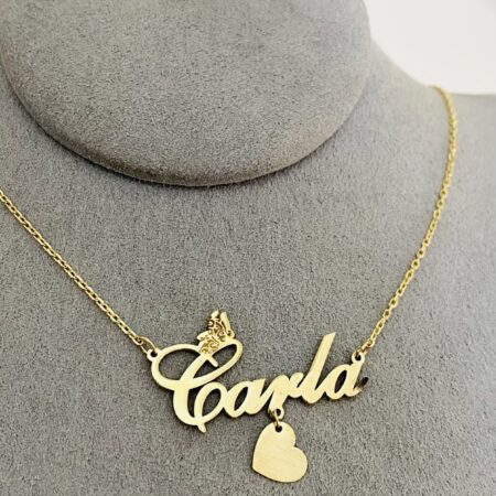 14k  gold  Chain and Pendant 45cm 25OCTB126