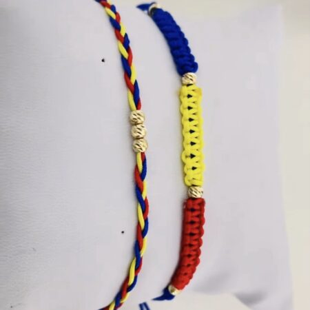 Set of 2 bracelet Romania Colors flag