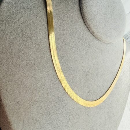 4mm snake 14k gold chain new collection SKC