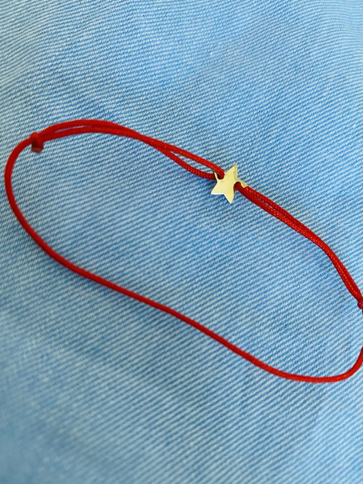 14k gold hand made bracelet kids Red02