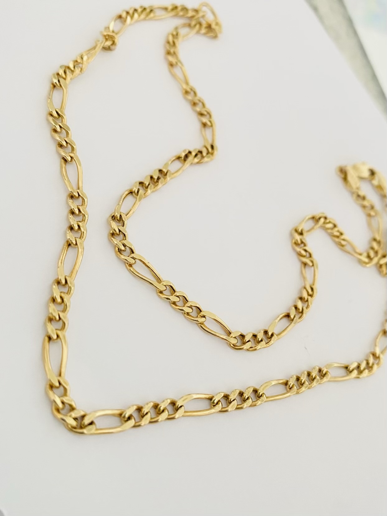 14k gold Chain and Pendant 50cm 25OCTB1L