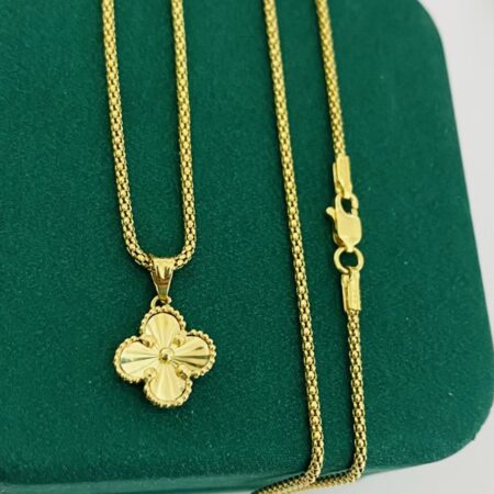 Fine 14k gold necklace 45cm 26Ja32