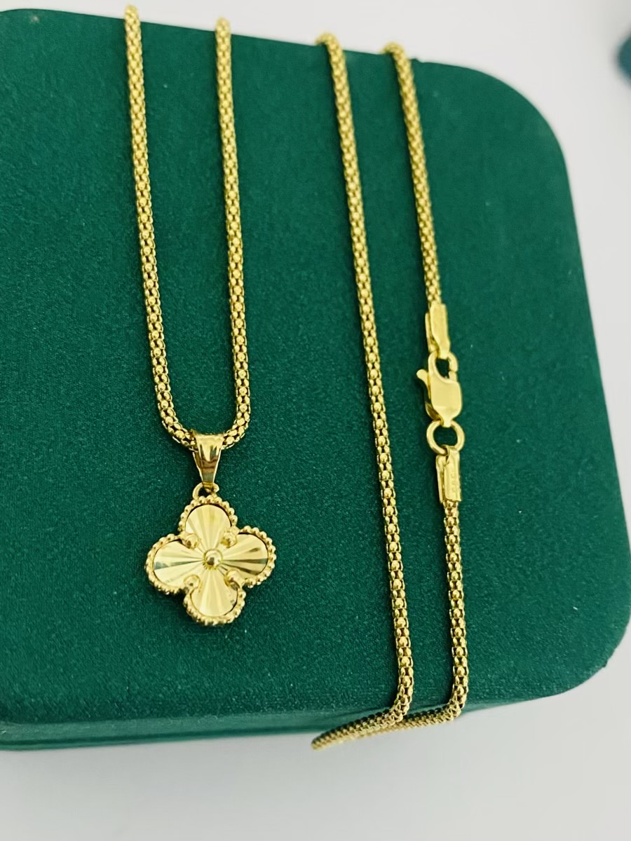 Fine 14k gold necklace 45cm 26Ja32