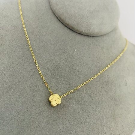 14k gold flower  necklace CLVE25Z3