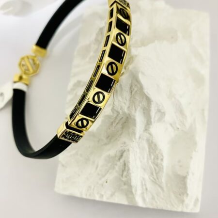 14k gold silicone bracelet 26JN-02