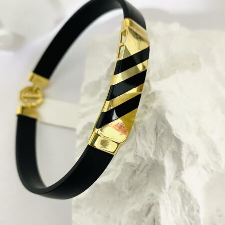 14k gold silicone bracelet 26JN-03