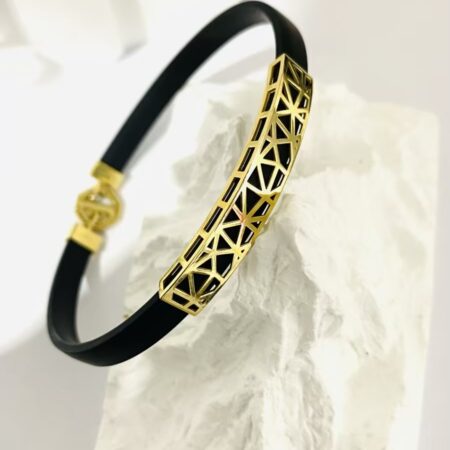 14k gold silicone bracelet 26JN-04