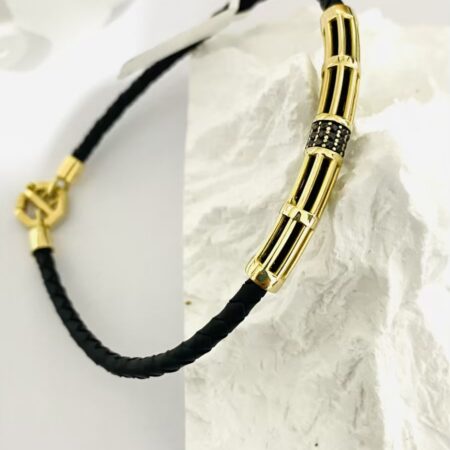 14k gold silicone bracelet 26JN-06