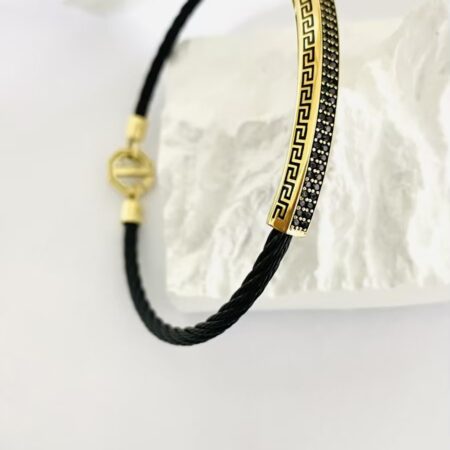 14k gold silicone bracelet 26JN-07
