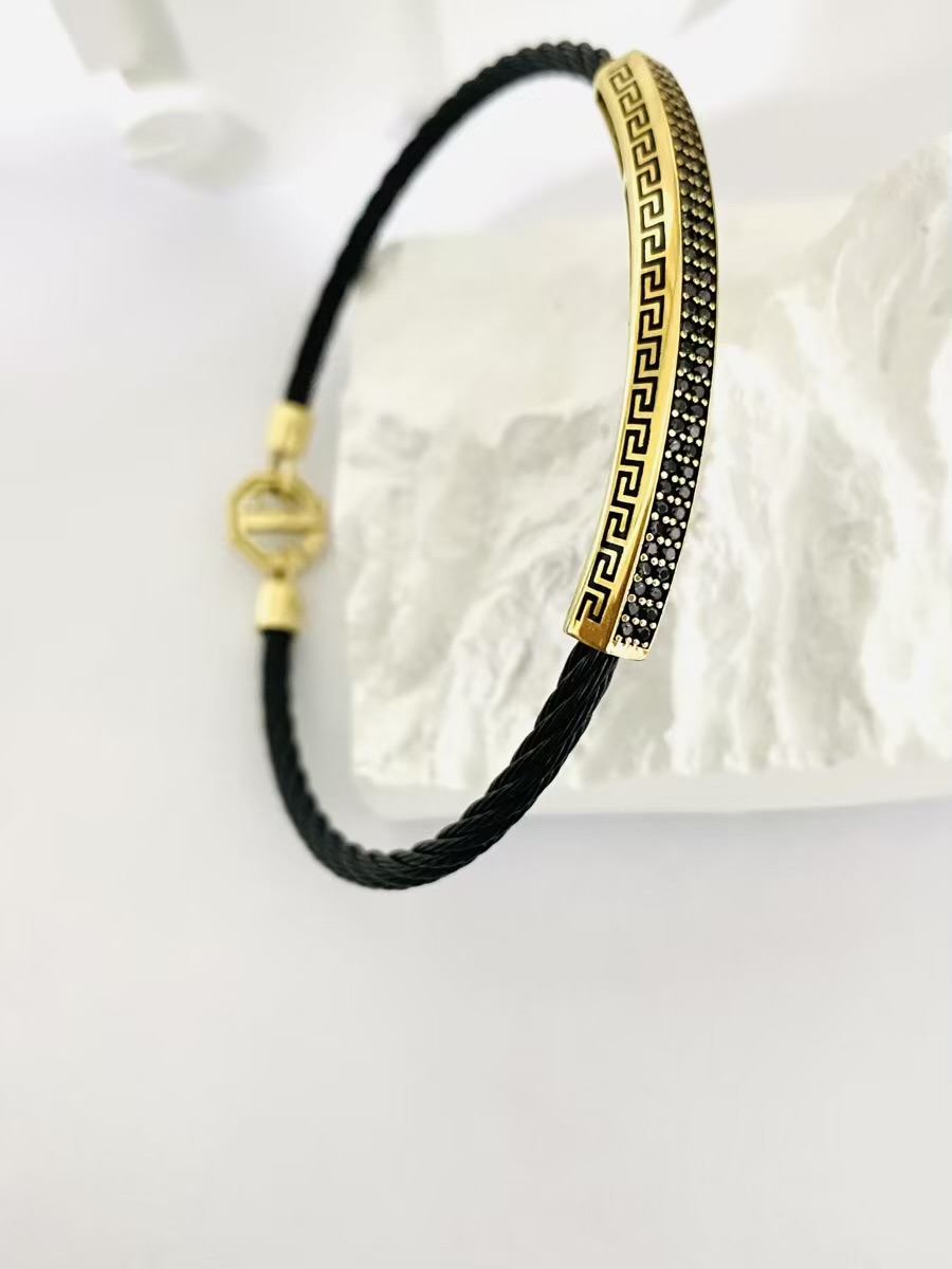14k gold silicone bracelet 26JN-07