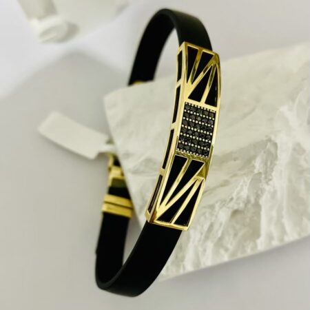 14k gold silicone bracelet 26JN-08