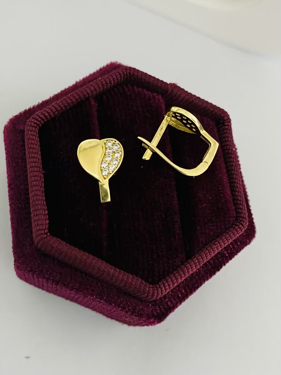 14k gold earrings 26IANU0014