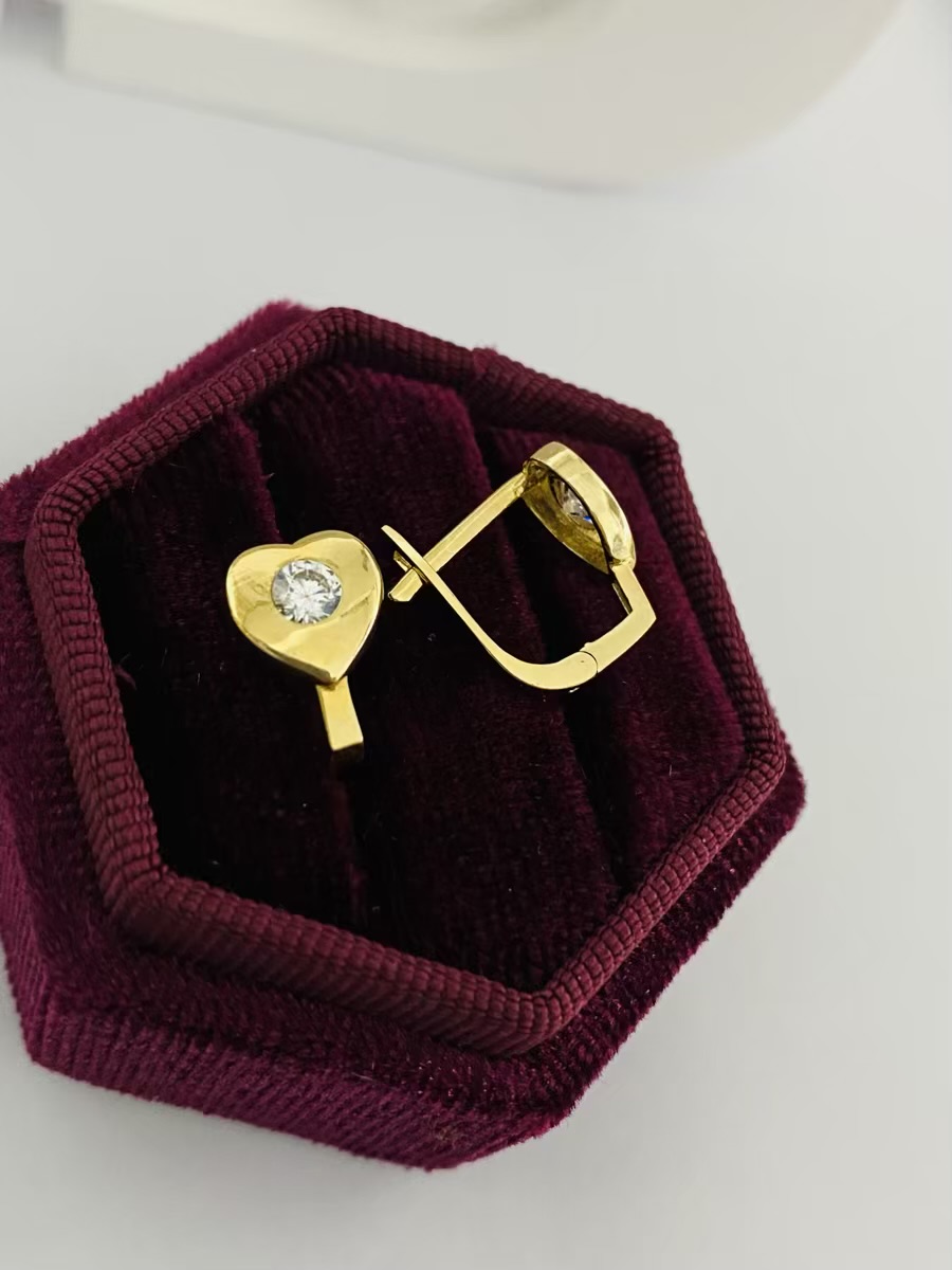 14k gold earrings 26IANU0015